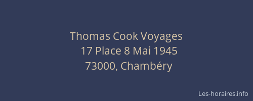 Thomas Cook Voyages