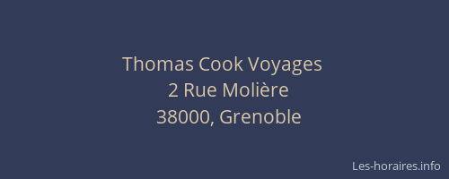 Thomas Cook Voyages 