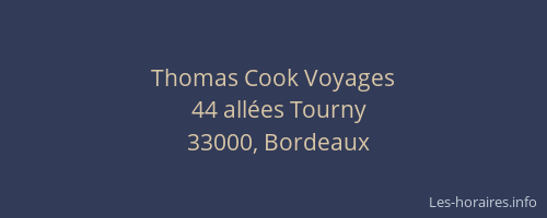 Thomas Cook Voyages