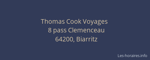 Thomas Cook Voyages 