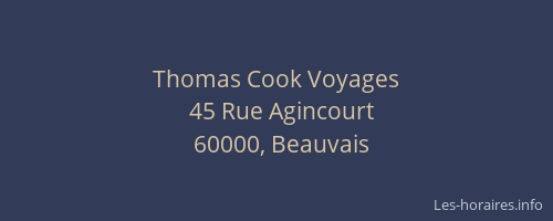 Thomas Cook Voyages