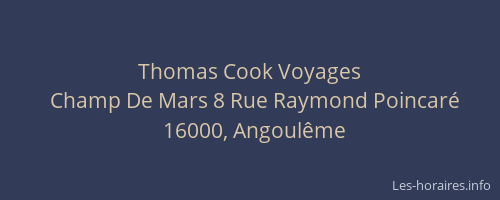 Thomas Cook Voyages
