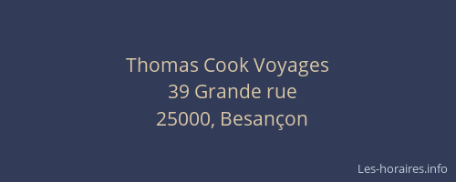 Thomas Cook Voyages