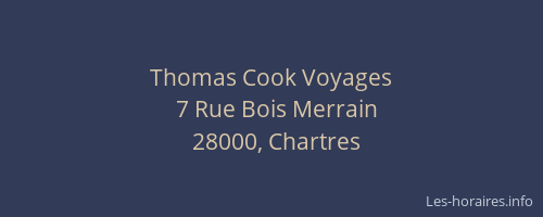 Thomas Cook Voyages