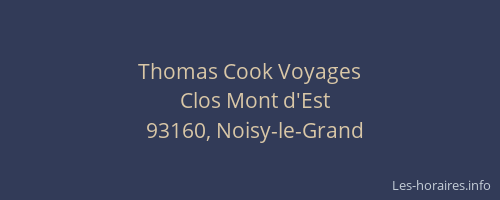 Thomas Cook Voyages