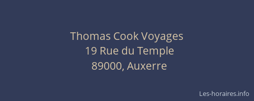 Thomas Cook Voyages