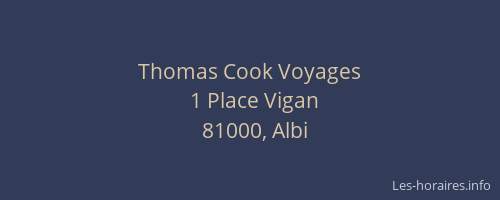 Thomas Cook Voyages