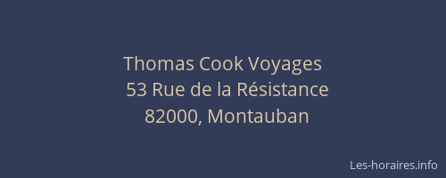 Thomas Cook Voyages