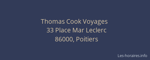 Thomas Cook Voyages 