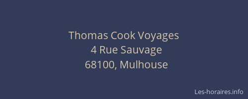 Thomas Cook Voyages