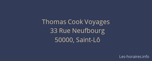 Thomas Cook Voyages