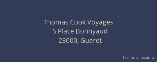 Thomas Cook Voyages
