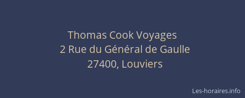 Thomas Cook Voyages