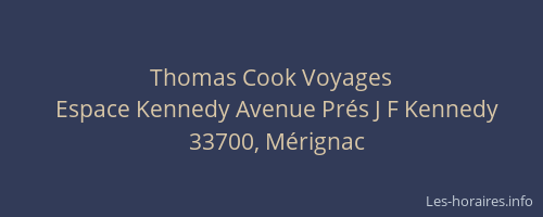 Thomas Cook Voyages
