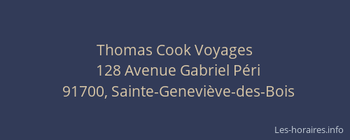 Thomas Cook Voyages