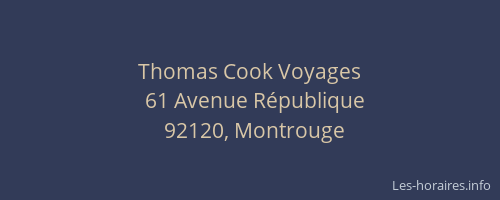 Thomas Cook Voyages