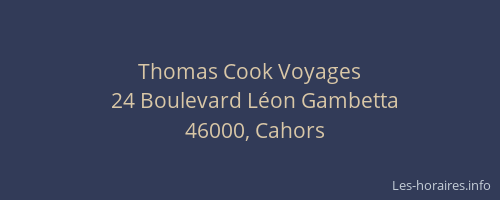 Thomas Cook Voyages