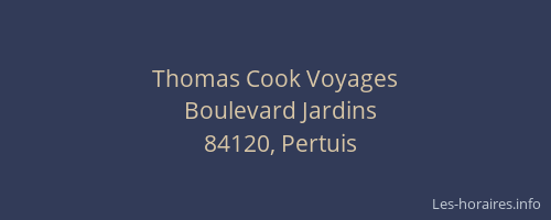 Thomas Cook Voyages
