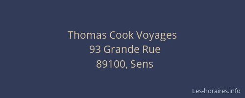Thomas Cook Voyages