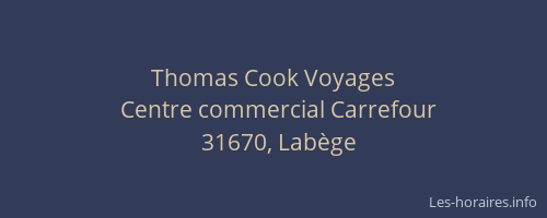 Thomas Cook Voyages