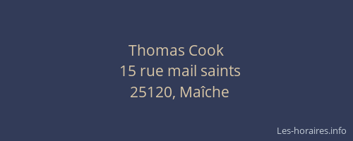 Thomas Cook