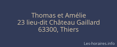 Thomas et Amélie