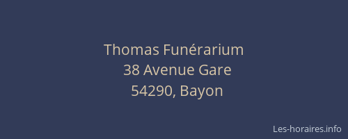 Thomas Fun&eacute;rarium