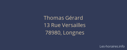 Thomas G&eacute;rard