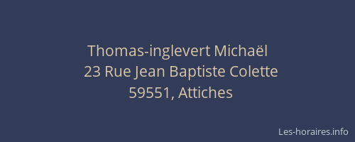 Thomas-inglevert Michaël