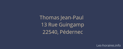 Thomas Jean-Paul