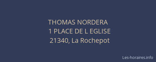 THOMAS NORDERA