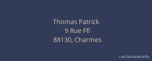 Thomas Patrick