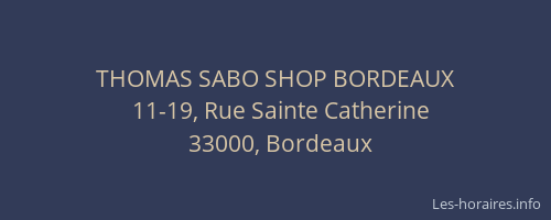 THOMAS SABO SHOP BORDEAUX