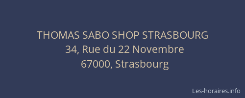 THOMAS SABO SHOP STRASBOURG