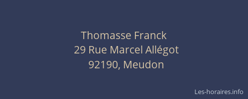 Thomasse Franck