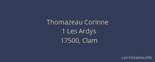 Thomazeau Corinne