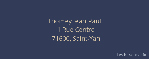 Thomey Jean-Paul