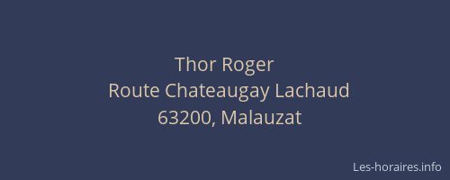 Thor Roger