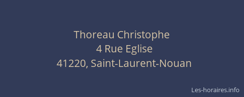 Thoreau Christophe