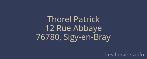 Thorel Patrick