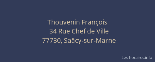 Thouvenin François