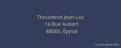 Thouvenot Jean-Luc