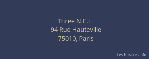 Three N.E.L