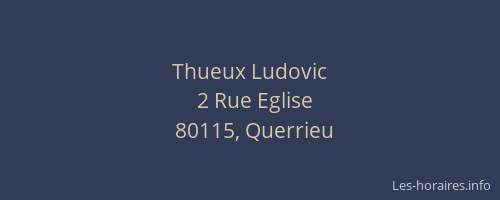 Thueux Ludovic