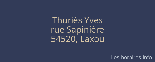 Thuriès Yves