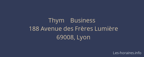 Thym    Business