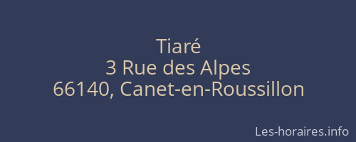 Tiaré