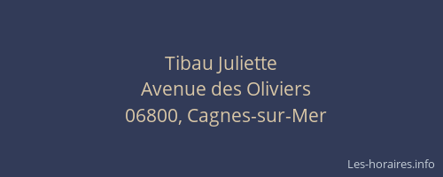 Tibau Juliette
