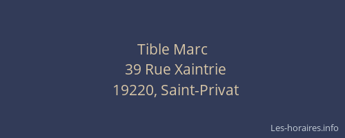 Tible Marc
