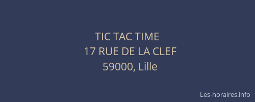 TIC TAC TIME